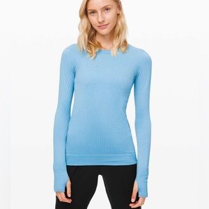 Lululemon Rest Less Pullover Blue Size 10